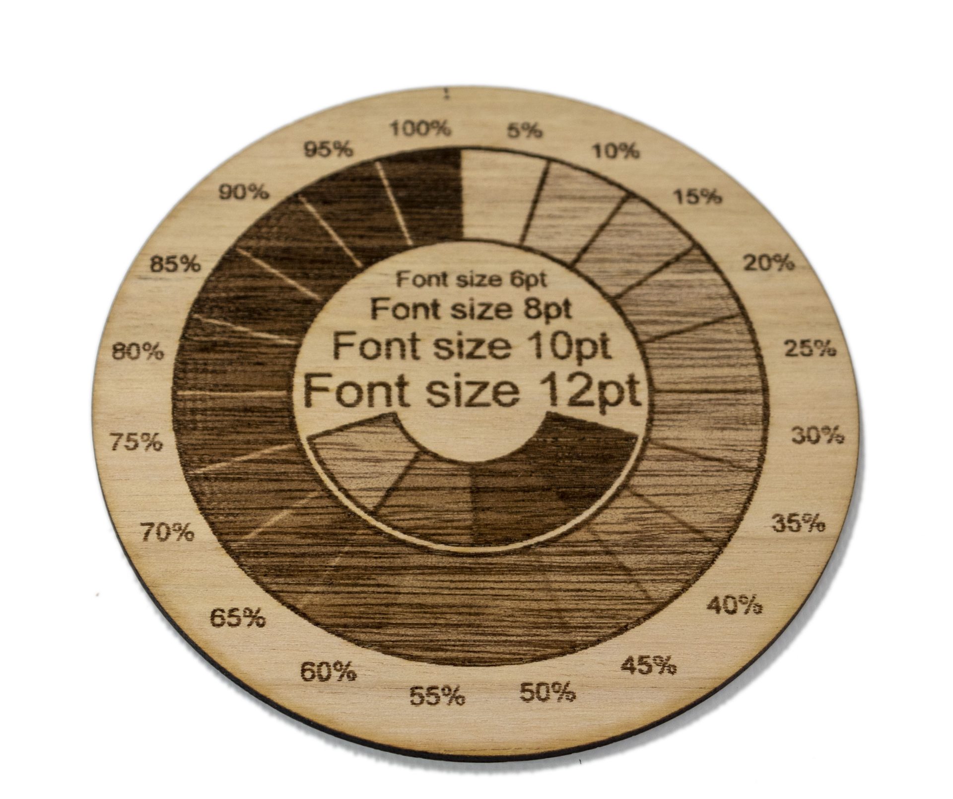 Sample engraving pattern Eucalypt