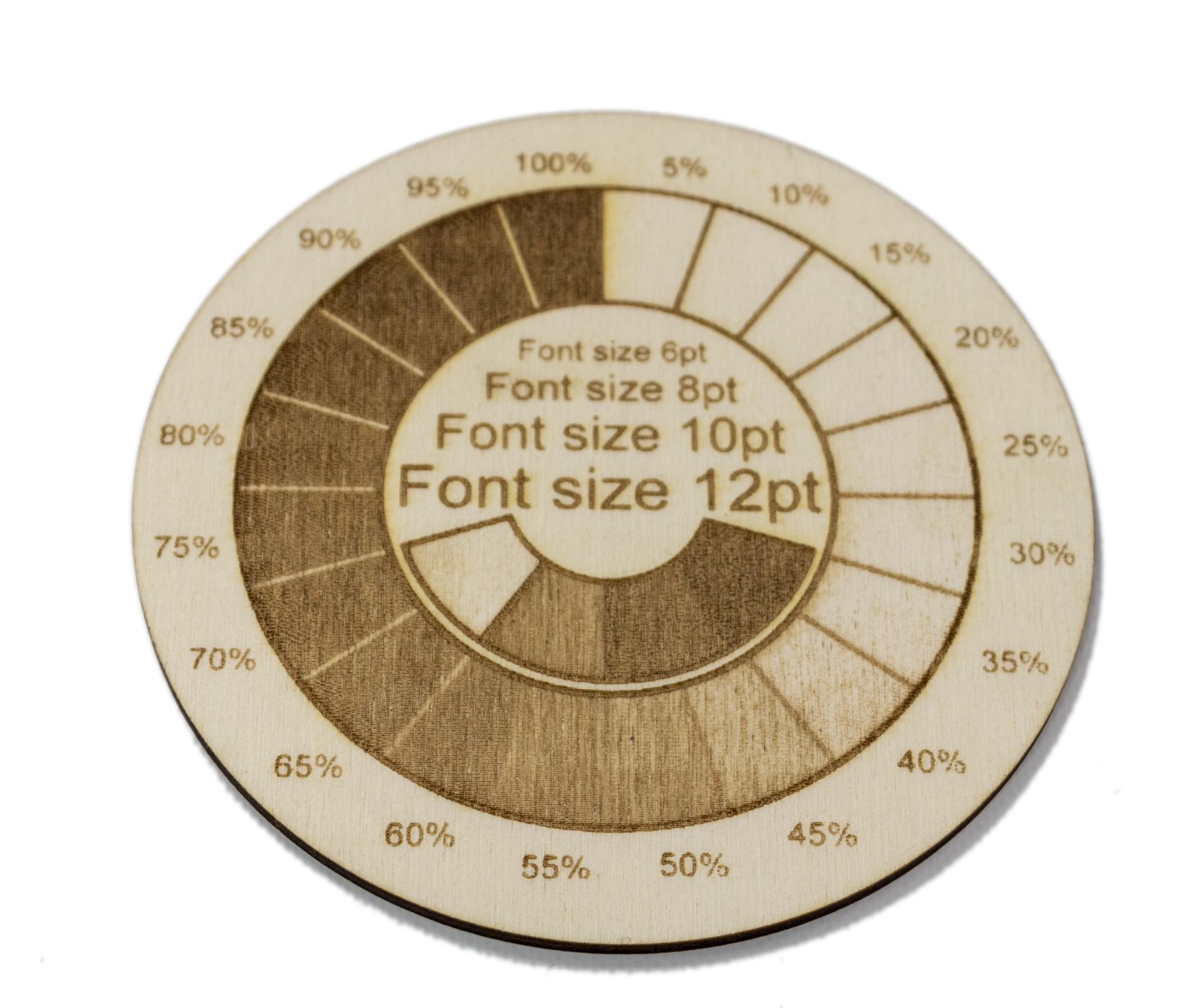 Sample engraving pattern Poplar