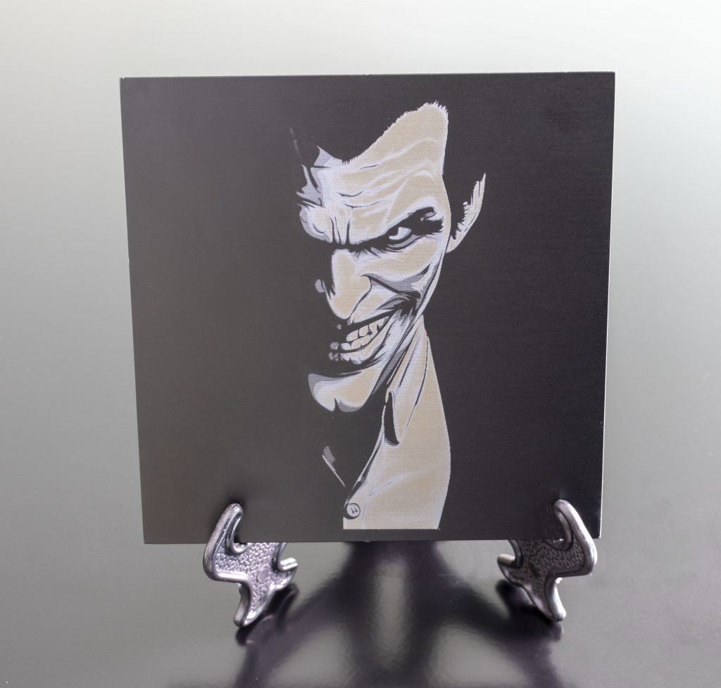 Joker Engraved Anodised Aluminium
