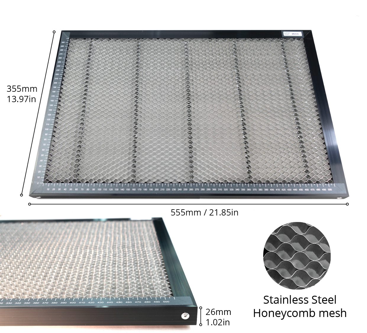 Honeycomb Cutting Tray – Emblaser2 – Darkly Labs