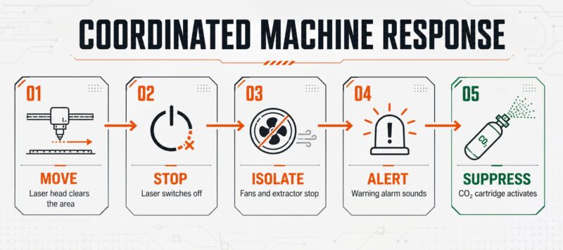 coordinated machine response coordinated machine response